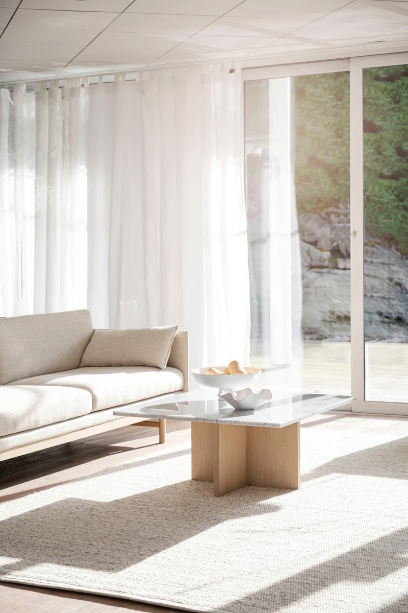 Wollteppich 240x340cm, creme