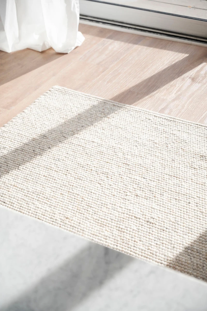 Wollteppich 240x340cm, creme