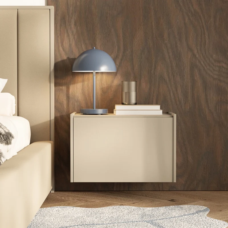 Hängender und stehender Nachtschrank Magro 62 cm Kaschmir