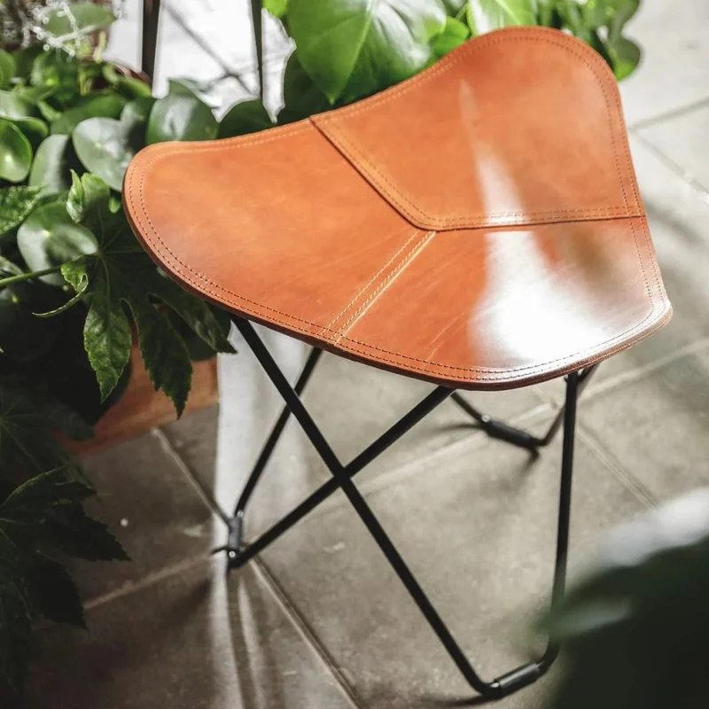 Hocker PAMPA FLYING GOOSE - Leder