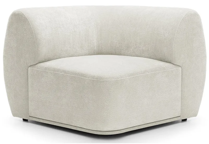 Eckmodul Bommo cremiger Chenille