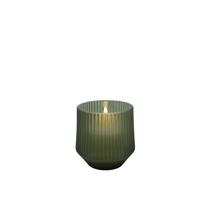 Duftkerze LED SCENTED Glas Grün