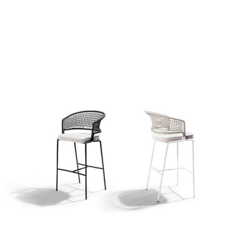 Barhocker CTR - Weiß/Linen