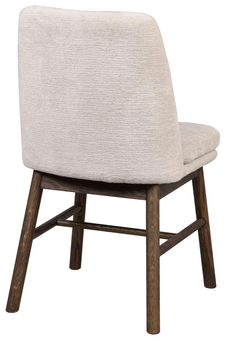 Polsterstuhl Alba, beige | Eiche braun gebeizt