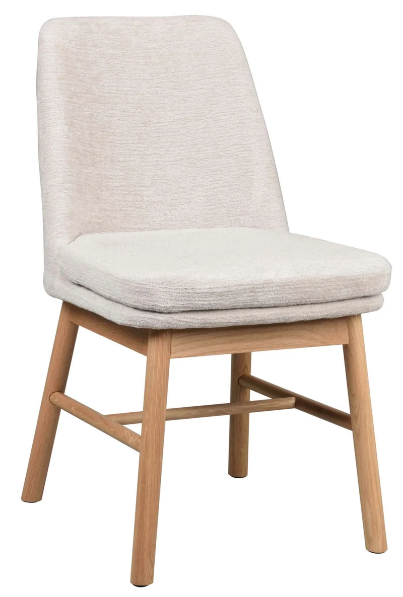 Polsterstuhl Alba, beige | Eiche geölt