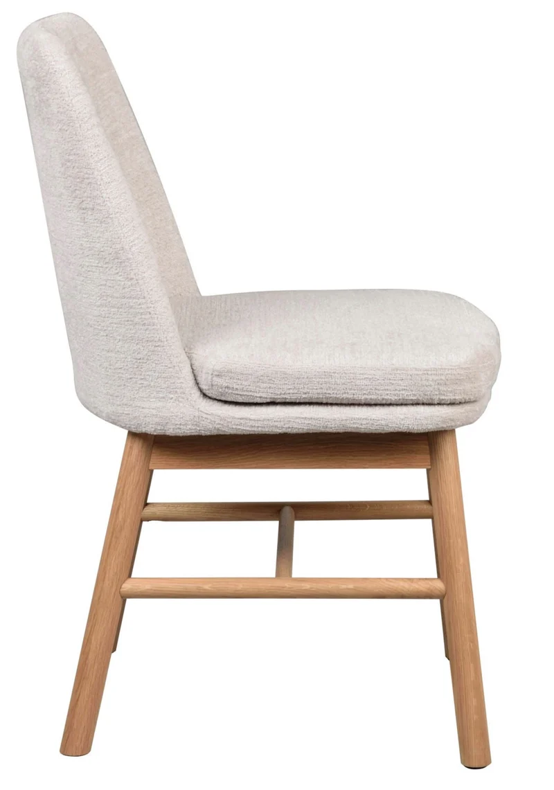 Polsterstuhl Alba, beige | Eiche geölt