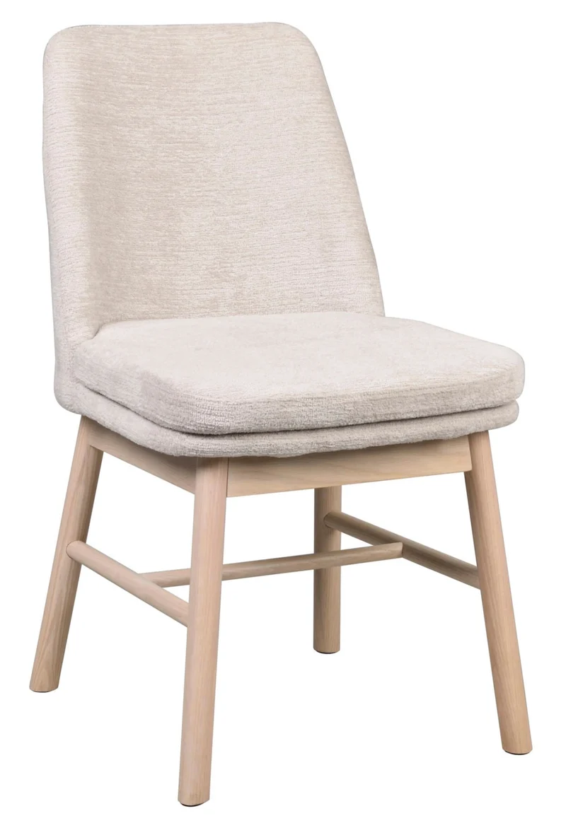 Polsterstuhl Alba, beige | Eiche gekalkt