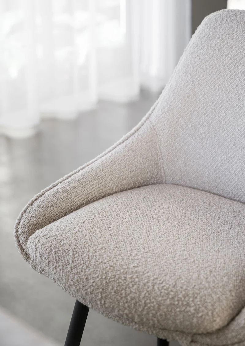 Barstuhl Stella Boucle, beige
