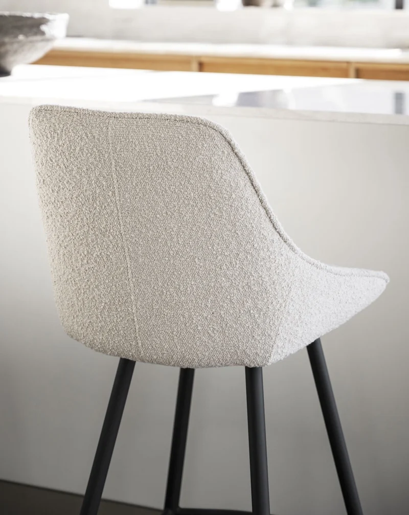 Barstuhl Stella Boucle, beige
