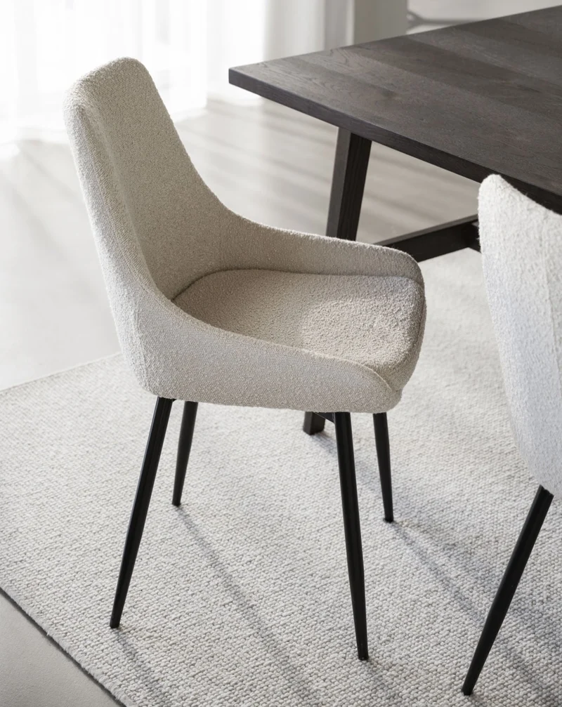 Polsterstuhl Stella Boucle, beige