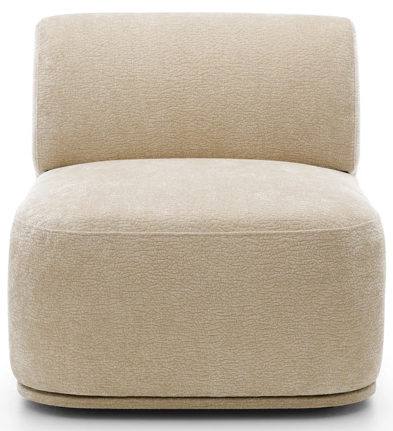 Einzelnes Mittelsegment Bommo beige Chenille