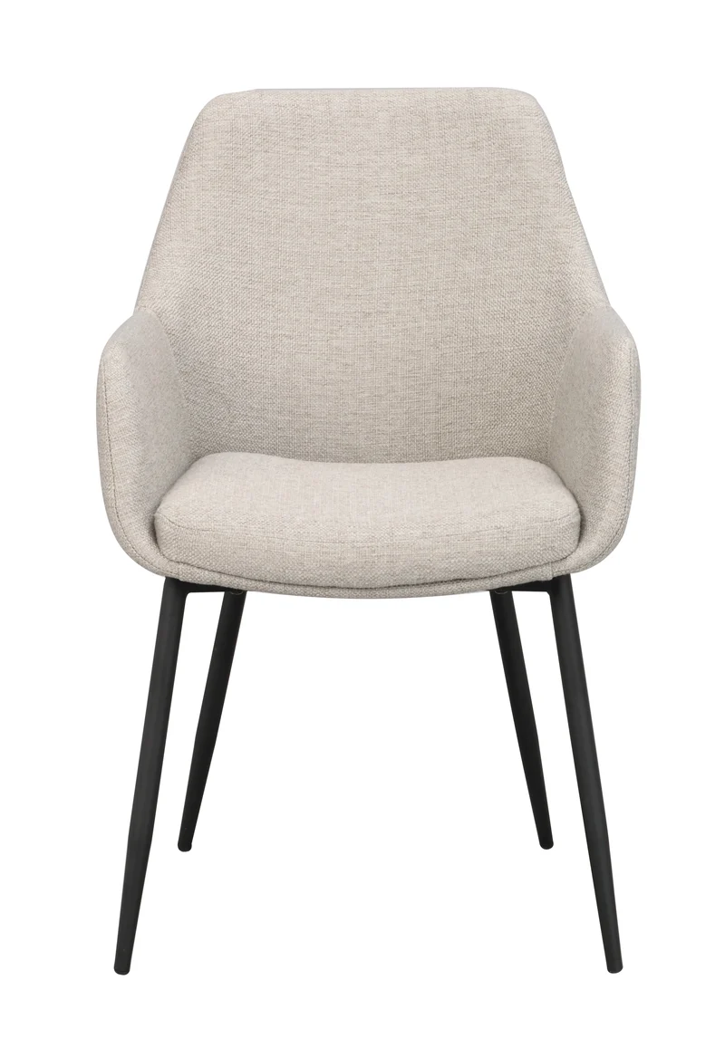 Polsterstuhl Anthea, beige-grau