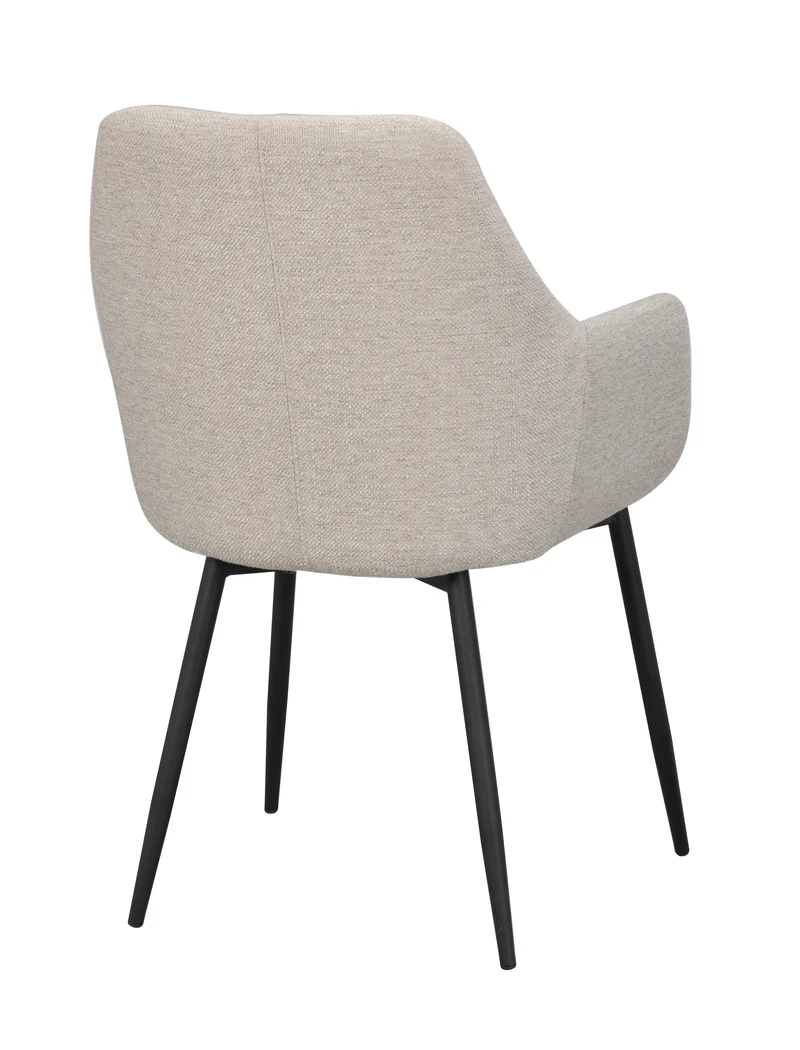 Polsterstuhl Anthea, beige-grau