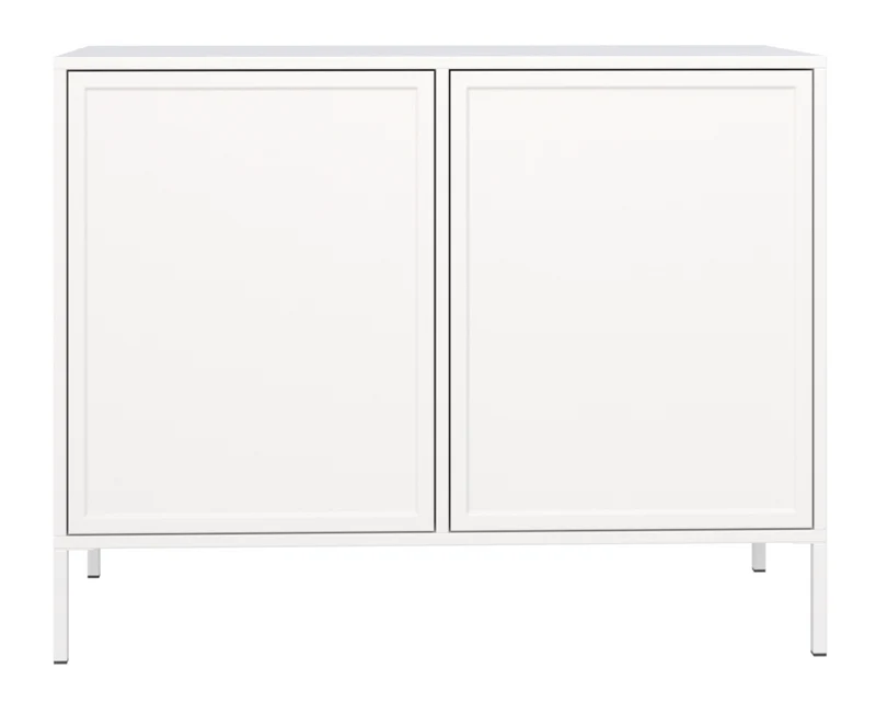Velveto zweitürige Kommode 100 cm weiß