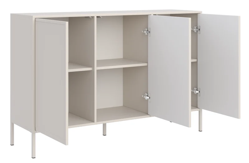 Drehtür-Kommode Velveto 150 cm Kaschmir