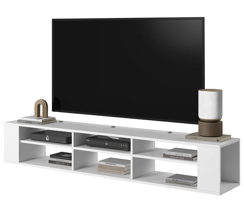 TV-Schrank Wall 175 cm Weiß