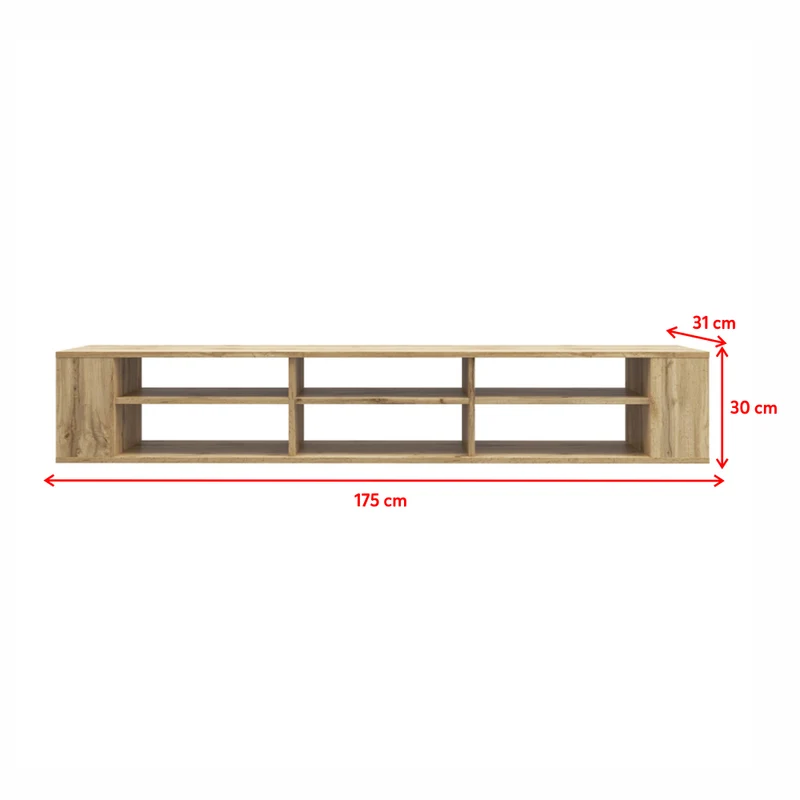 TV-Schrank Wall 175 cm Weiß
