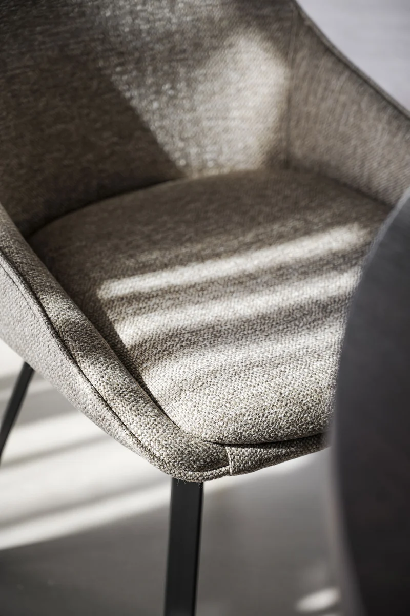 Polsterstuhl Lida, taupe