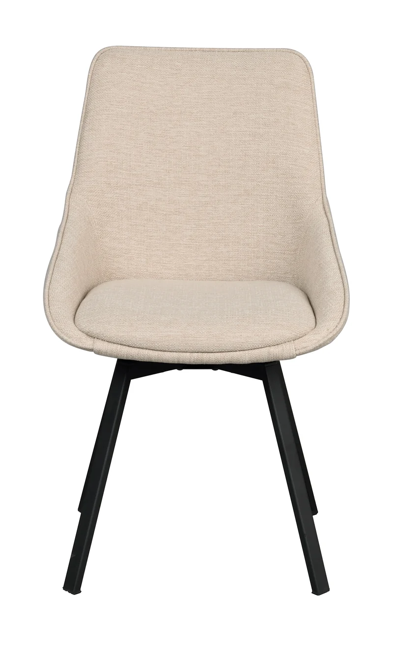 Polsterstuhl Lida, hellbeige