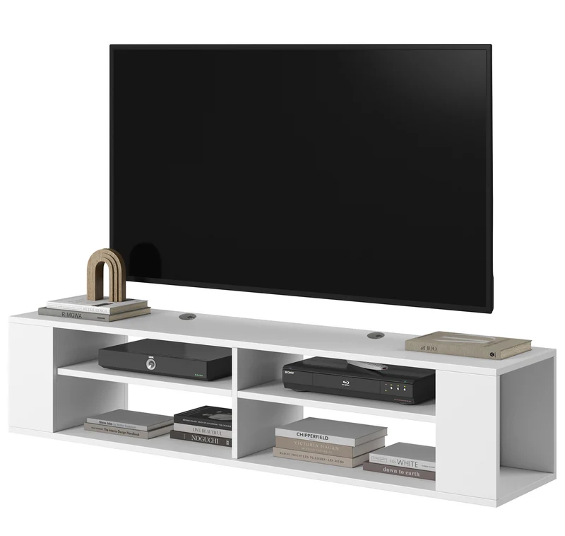 TV-Schrank Wall 140 cm Weiß