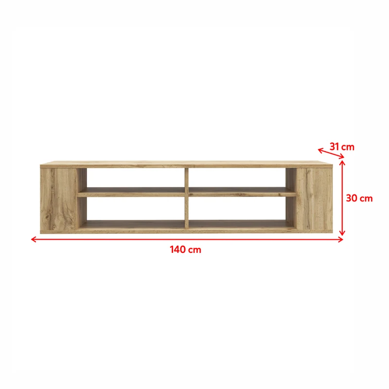 TV-Schrank Wall 140 cm Weiß