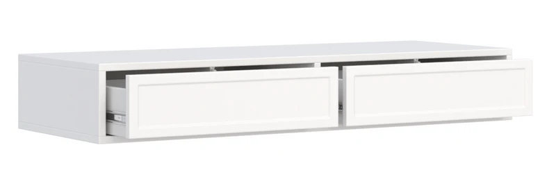 Toilettentisch Velveto mit zwei Schubladen 110 cm weiß