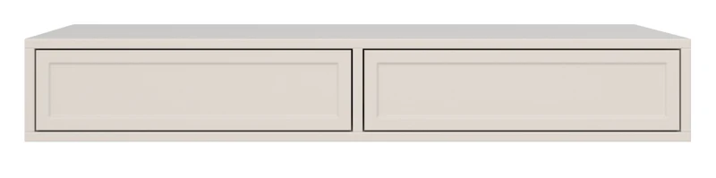 Velveto Schminktisch mit zwei Schubladen, 110 cm, Kaschmir