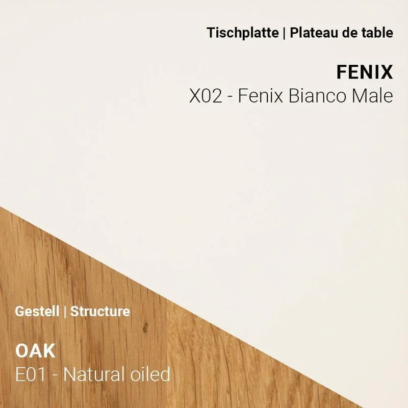 Esstisch TRAVA T2000 - Fenix & Eiche