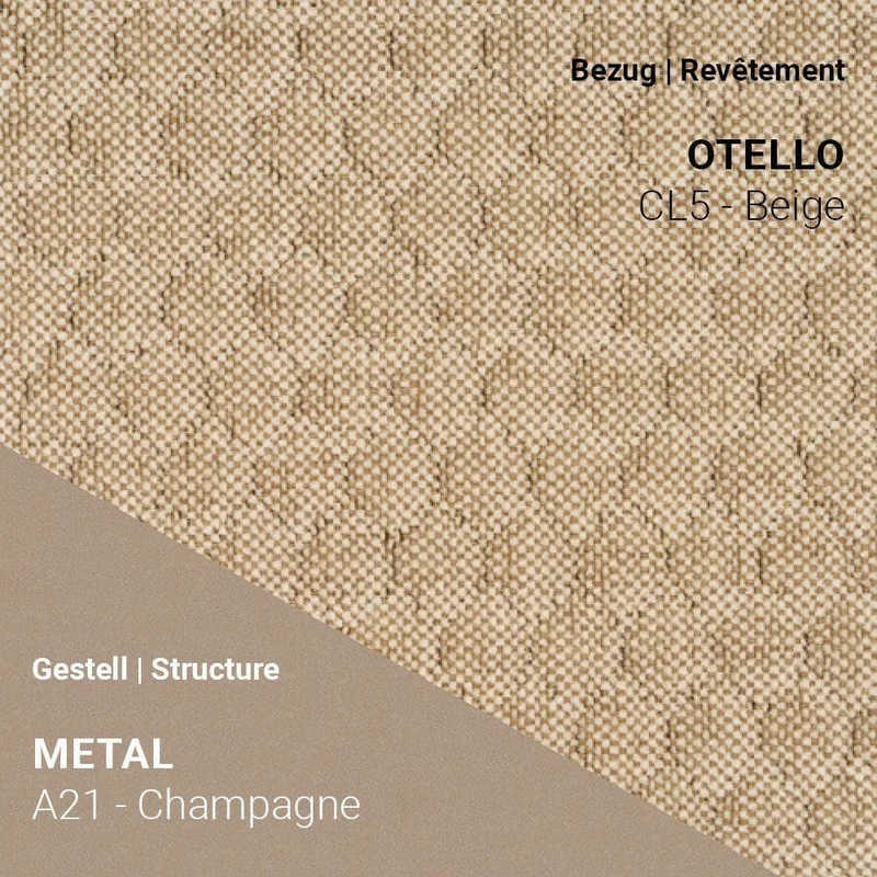 Armlehnstuhl ROB C0412 - Stoff