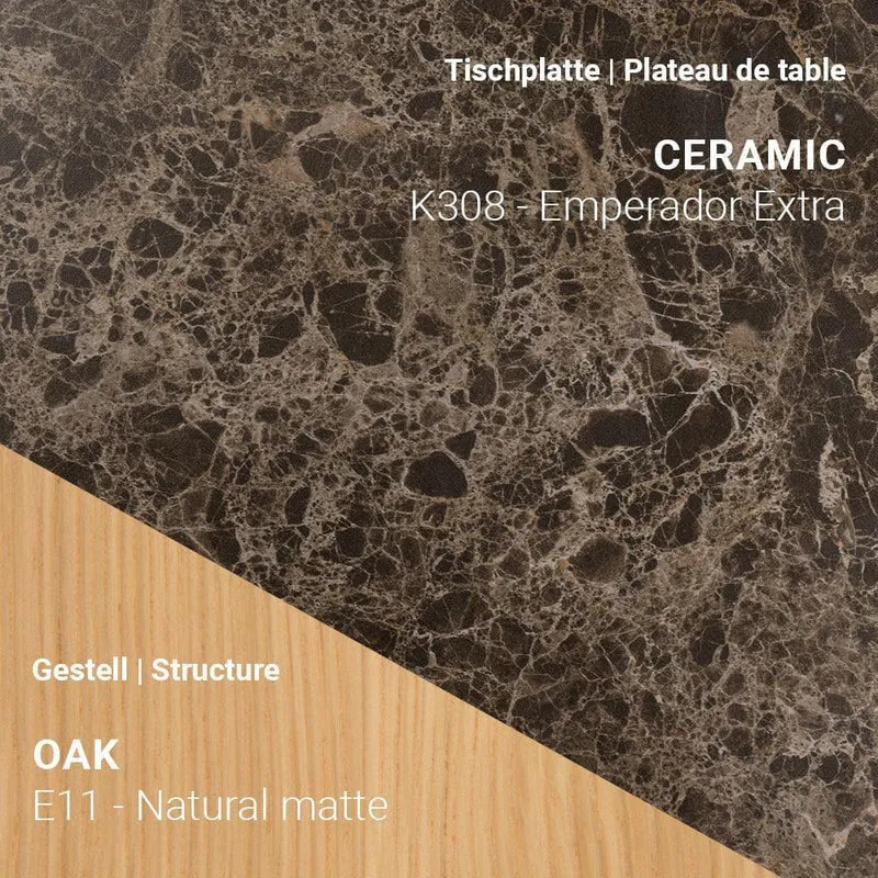 Ausziehtisch TERRA T0601 - Keramik & Eiche