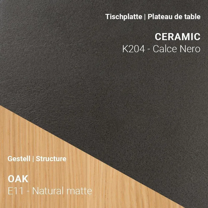 Esstisch TERRA T0500 - Keramik & Eiche