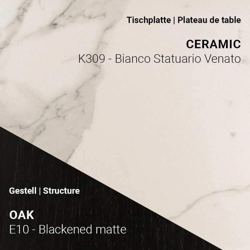 Esstisch TERRA T0500 - Keramik & Eiche