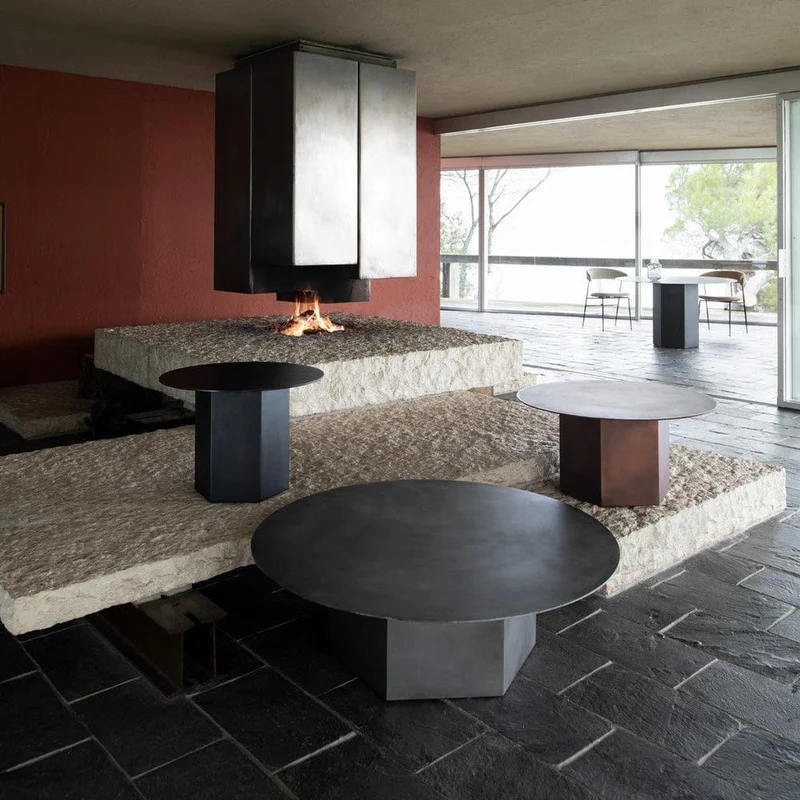Stahl Couchtisch EPIC - Ø60cm