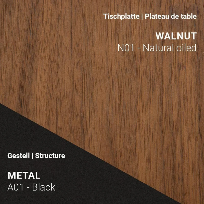 Ausziehtisch FLOAT T0501 - Nussbaum