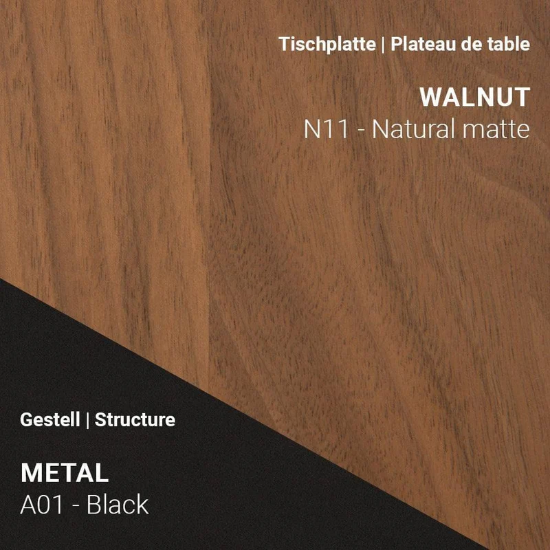 Ausziehtisch FLOAT T0501 - Nussbaum