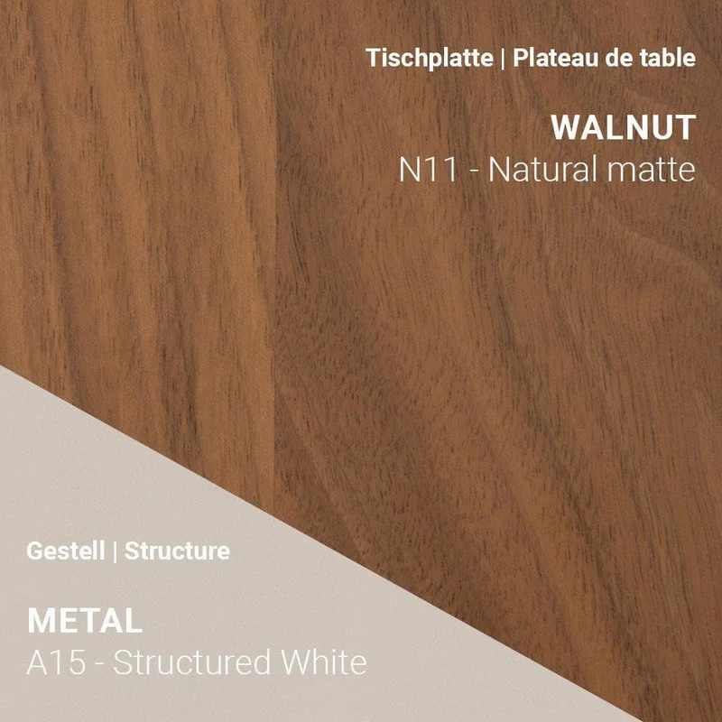 Esstisch FLOAT T0100 - Nussbaum