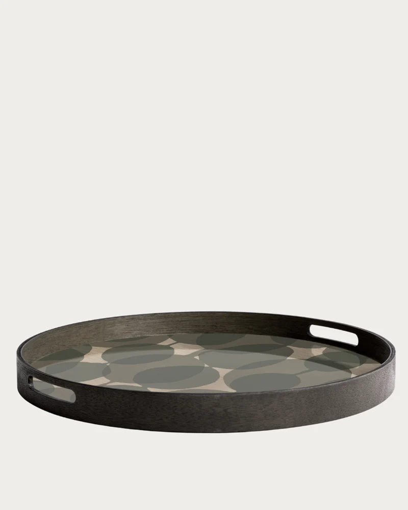 Tablett TRANSLUCENT SILHOUETTES Connected Dots - Ø48