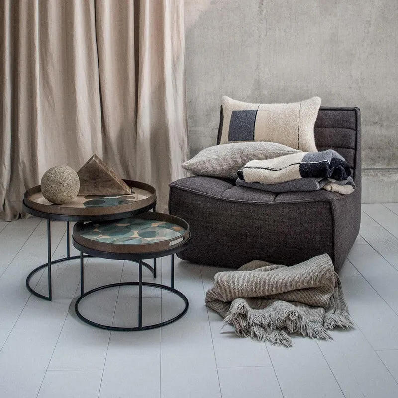 Tablett TRANSLUCENT SILHOUETTES Slates - Ø61