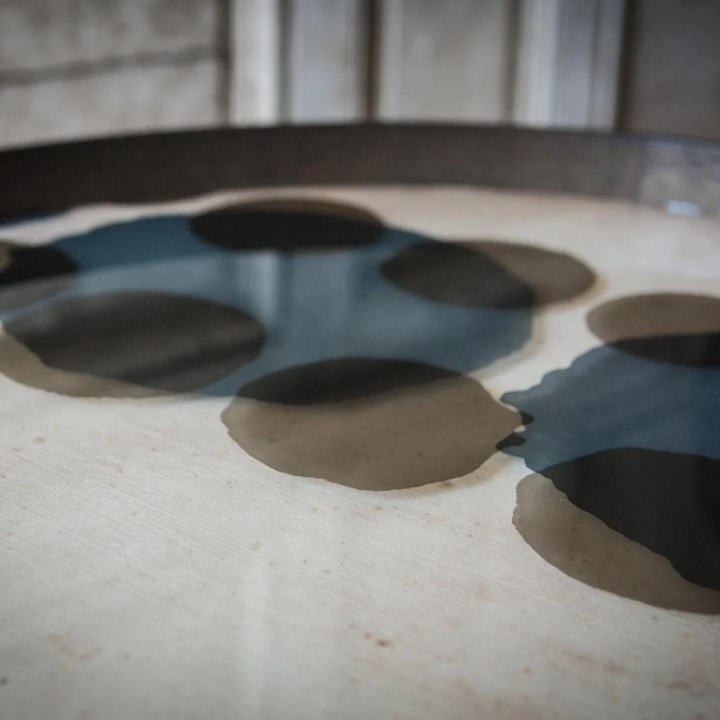 Tablett TRANSLUCENT SILHOUETTES Slates - Ø61