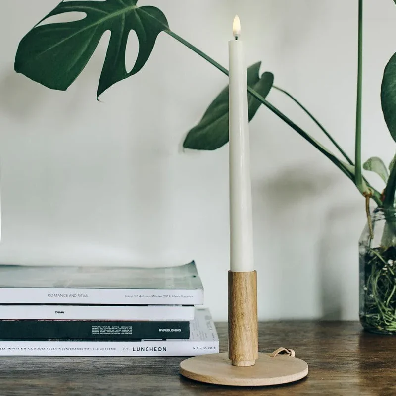 Kerzen SLIM TAPER LED Uyuni - Ivory