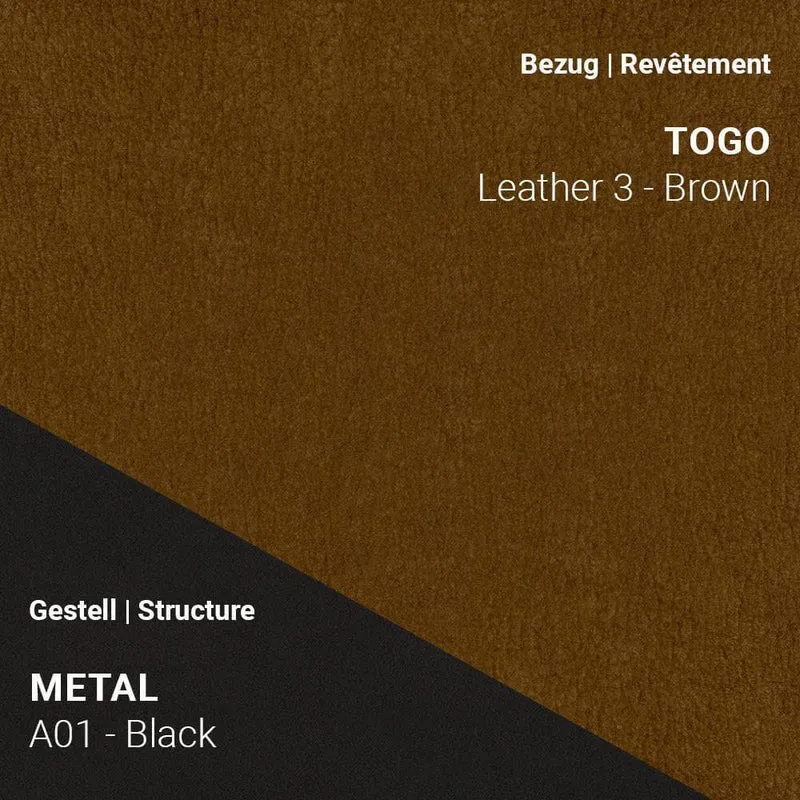 Armlehnstuhl COSY C0212 - Leder