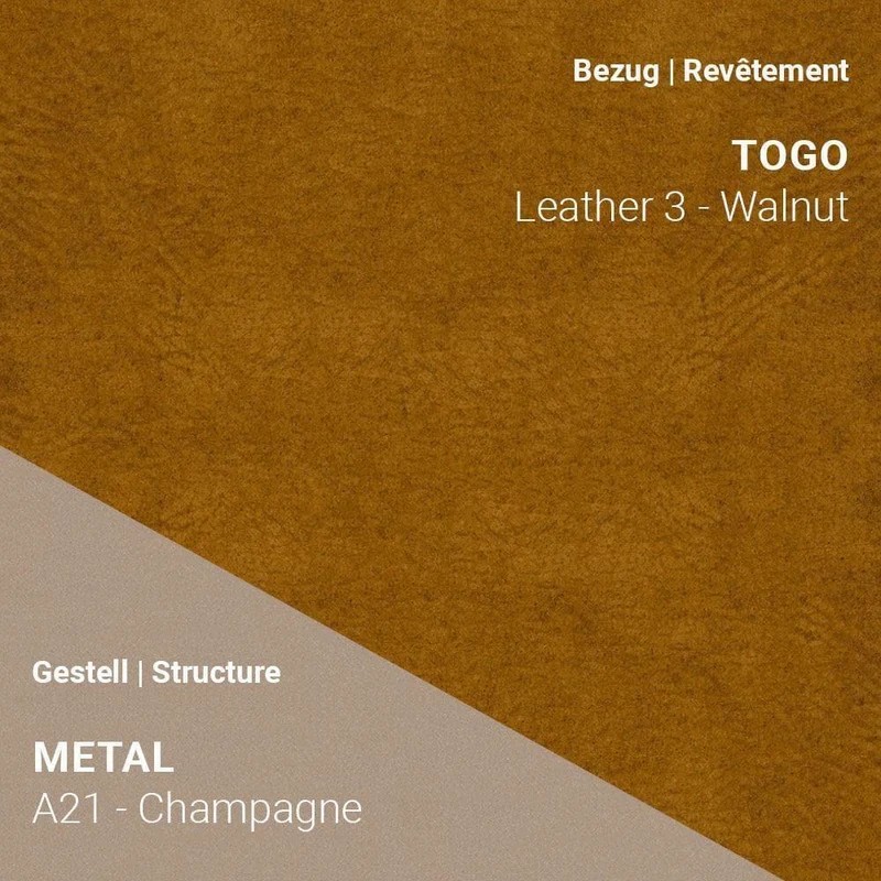 Armlehnstuhl COSY C0212 - Leder