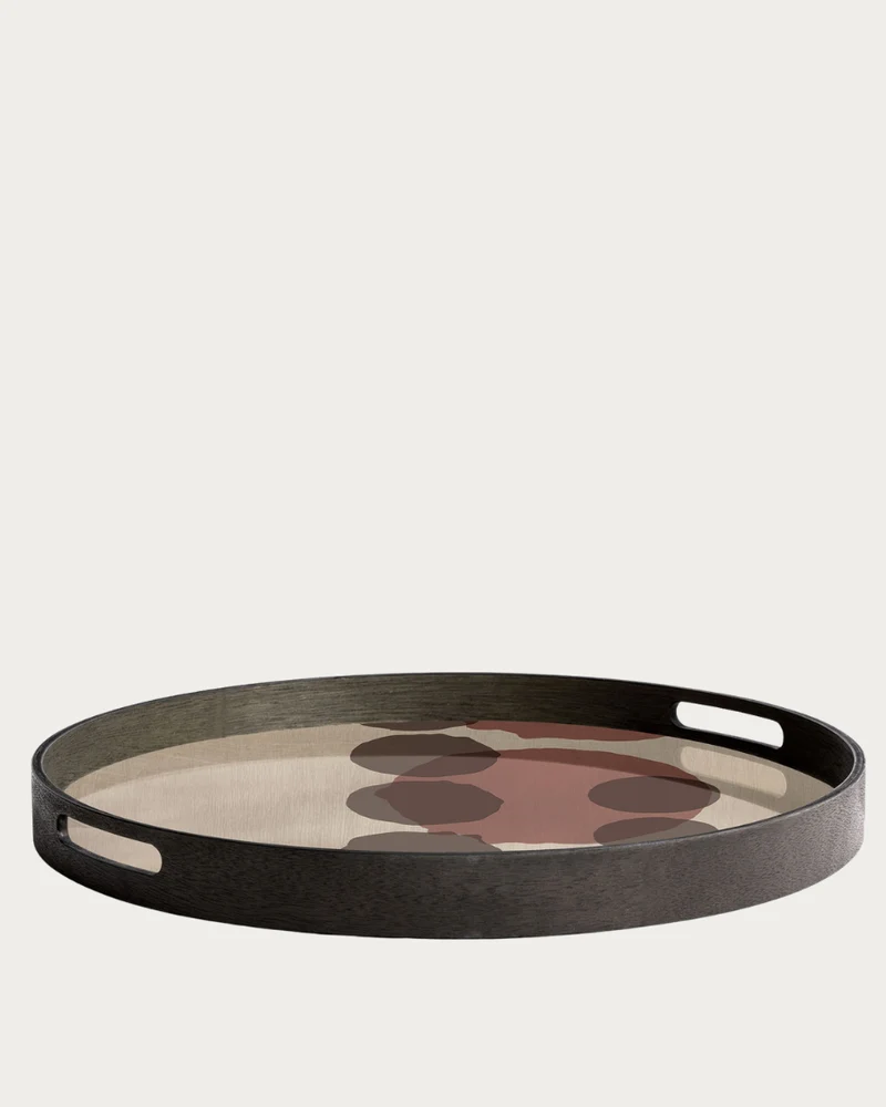 Tablett TRANSLUCENT SILHOUETTES PINOT Layered Dots - Ø48