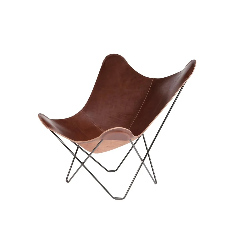 Butterfly Chair PAMPA MARIPOSA - Leder