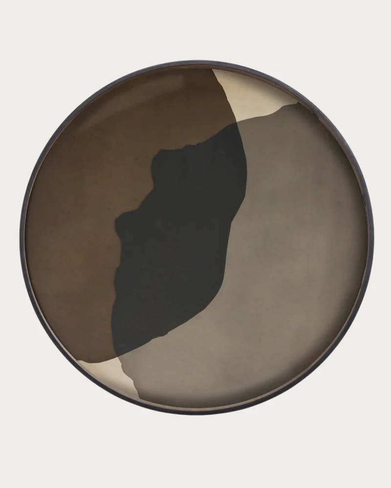 Tablett DOTS Graphite Combined - Ø92