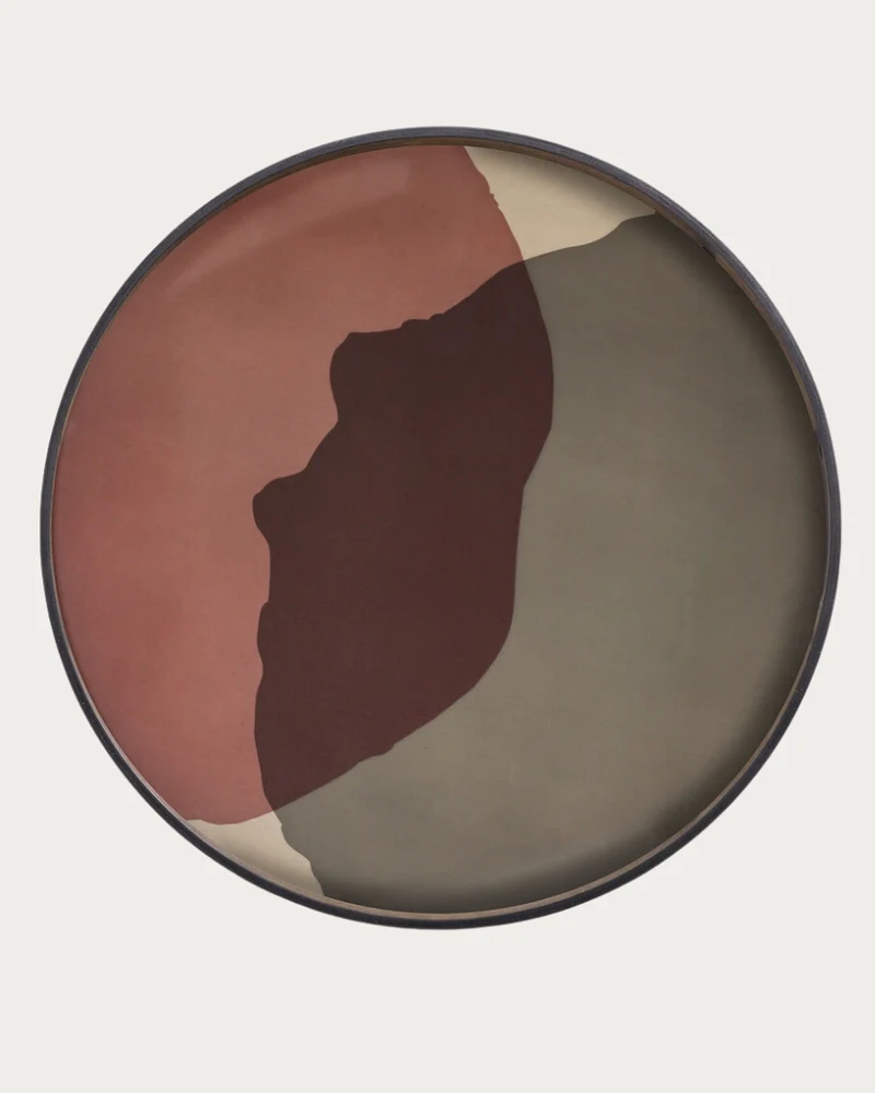 Tablett DOTS Graphite Combined - Ø92