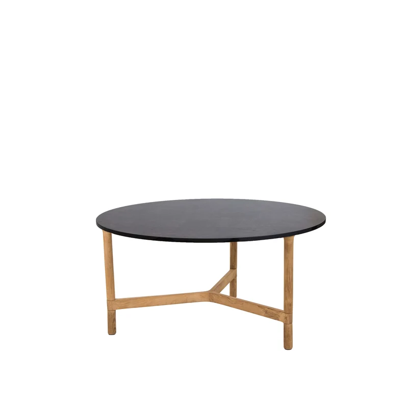 Couchtisch TWIST Teak ø73