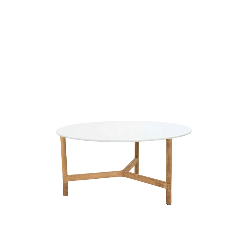 Couchtisch TWIST Teak ø73