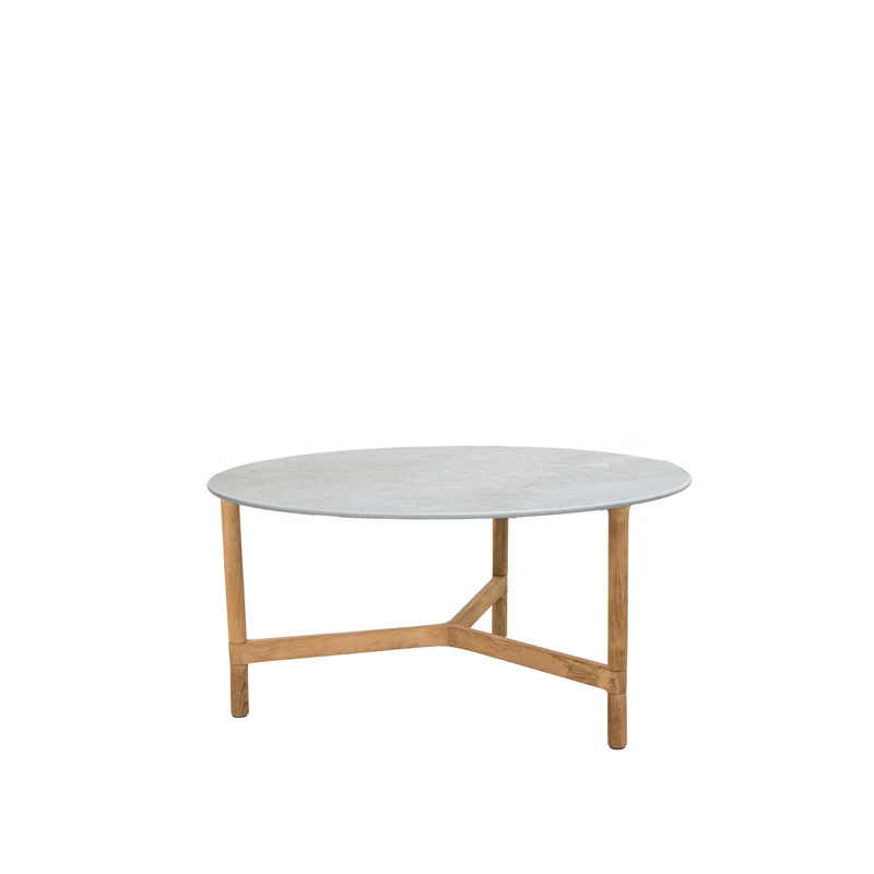 Couchtisch TWIST Teak ø73