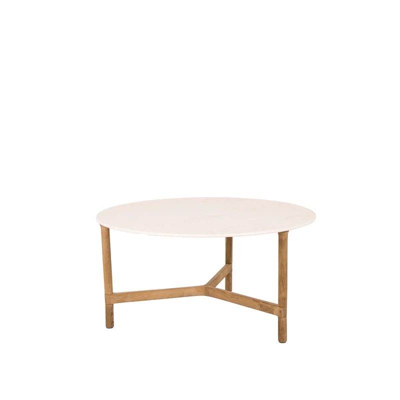 Couchtisch TWIST Teak ø73